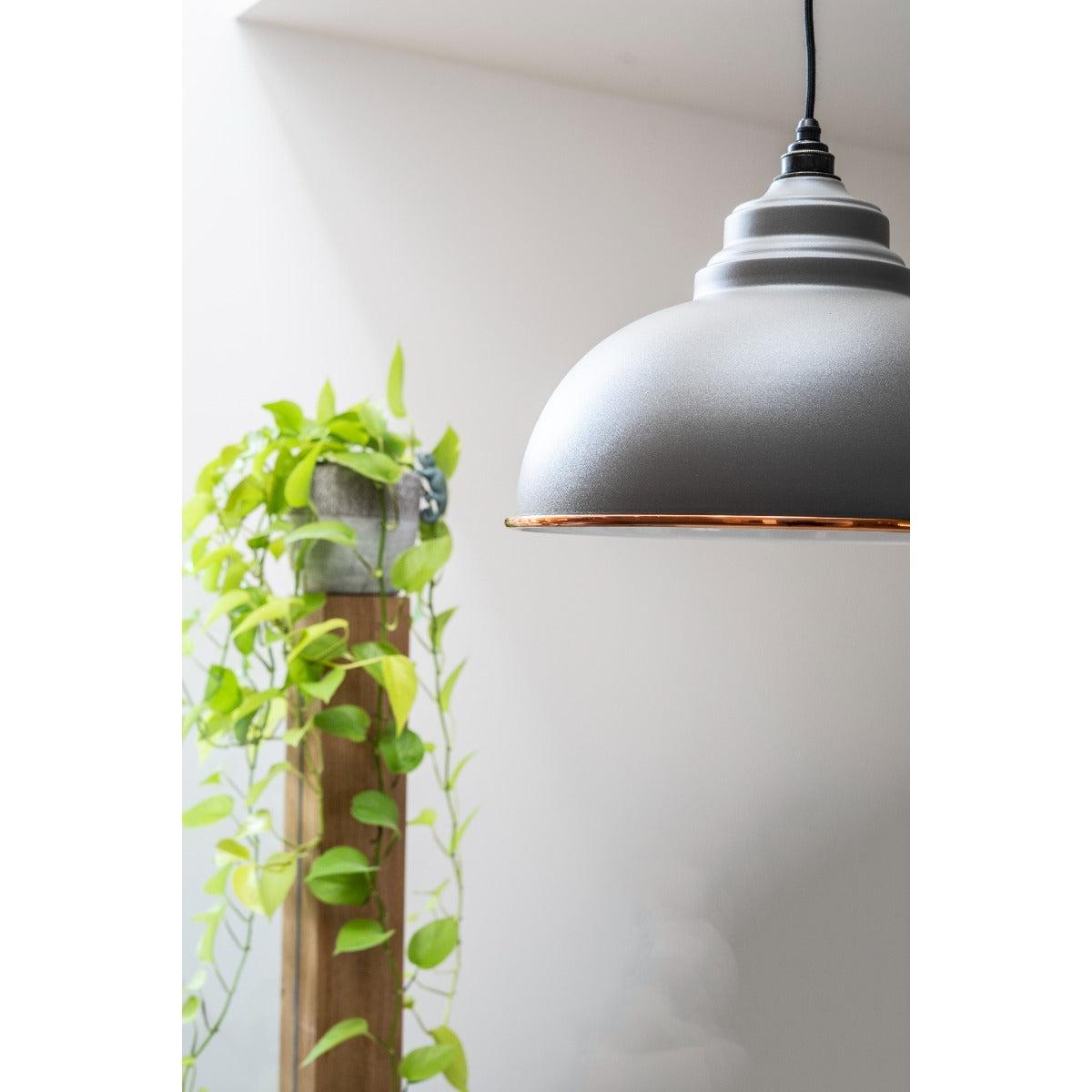 White Gloss Harborne Pendant in Bluff | From The Anvil-Harborne-Yester Home
