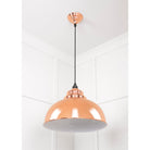 White Gloss Harborne Pendant in Copper | From The Anvil-Harborne-Yester Home