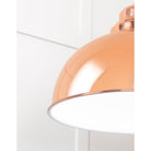 White Gloss Harborne Pendant in Copper | From The Anvil-Harborne-Yester Home