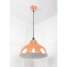 White Gloss Harborne Pendant in Copper | From The Anvil - Harborne - From The Anvil - Yester Home