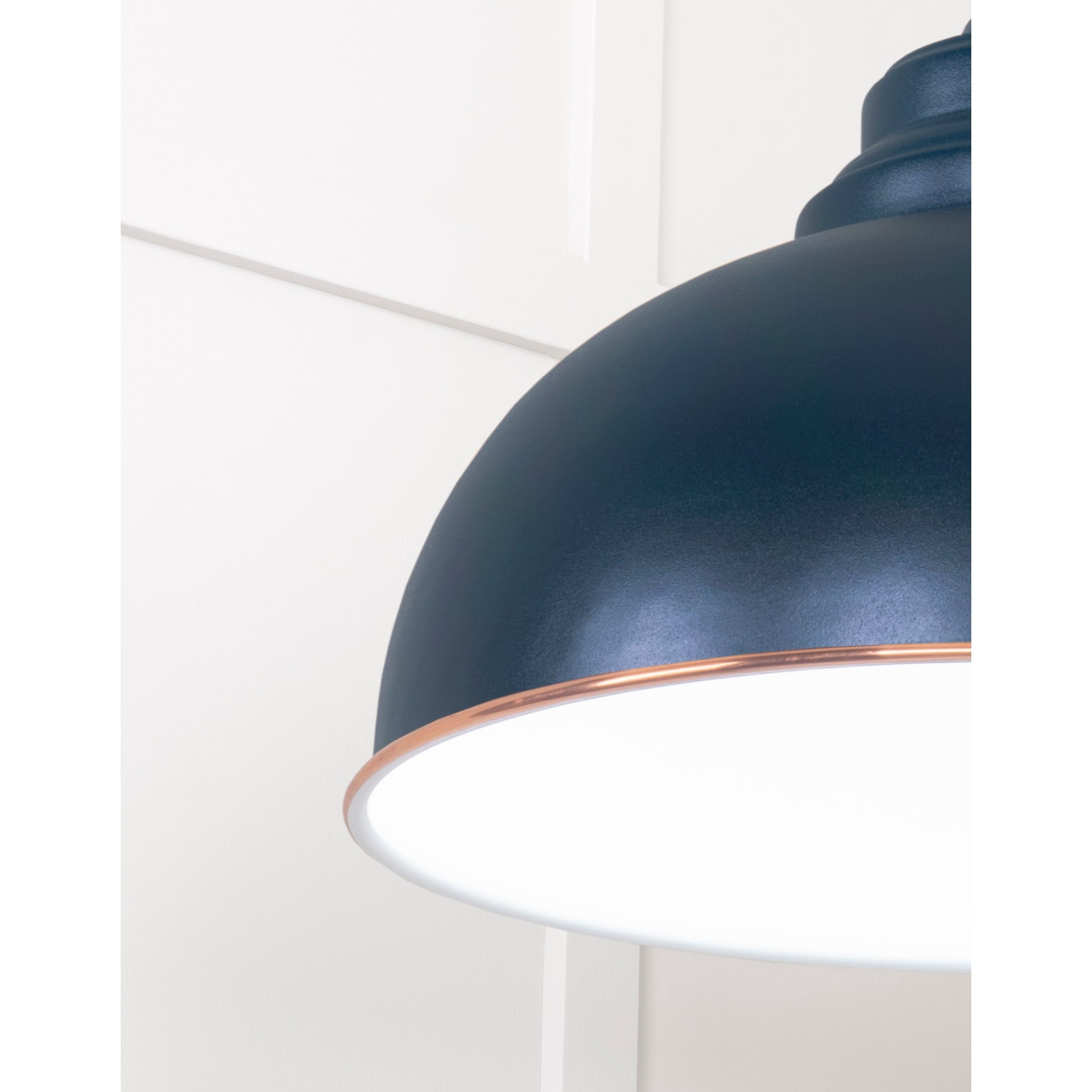White Gloss Harborne Pendant in Dusk | From The Anvil-Harborne-Yester Home