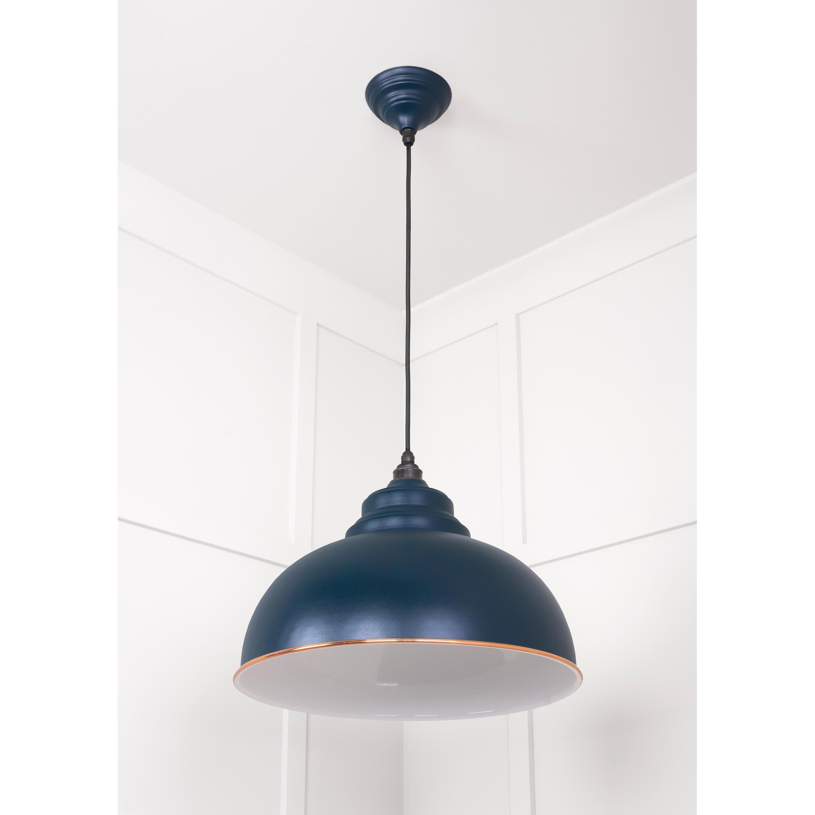 White Gloss Harborne Pendant in Dusk | From The Anvil - Harborne - From The Anvil - Yester Home