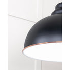 White Gloss Harborne Pendant in Elan Black | From The Anvil - Harborne - From The Anvil - Yester Home