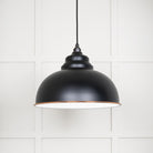 White Gloss Harborne Pendant in Elan Black | From The Anvil - Harborne - From The Anvil - Yester Home