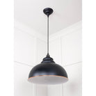 White Gloss Harborne Pendant in Elan Black | From The Anvil - Harborne - From The Anvil - Yester Home
