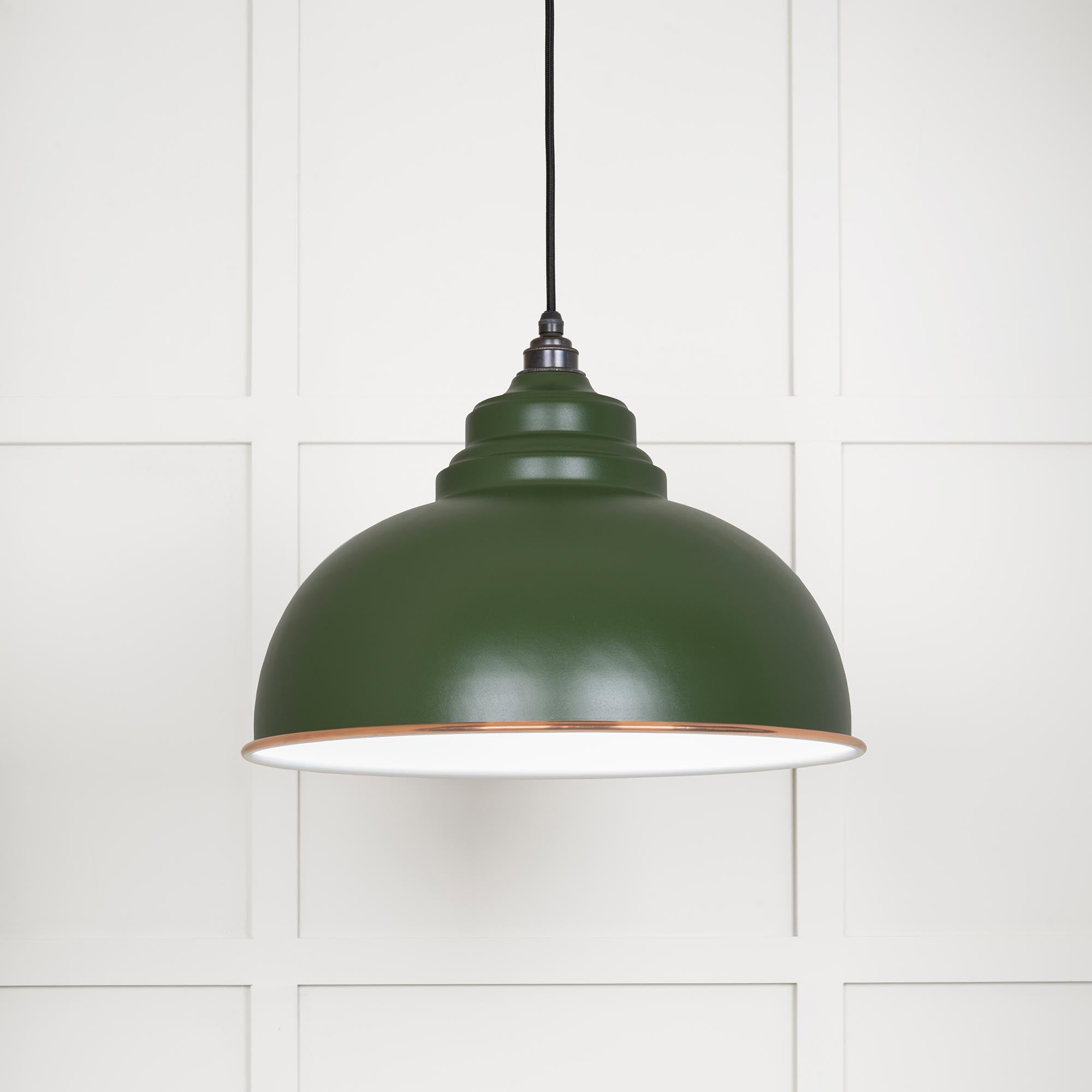White Gloss Harborne Pendant in Heath | From The Anvil - Harborne - From The Anvil - Yester Home