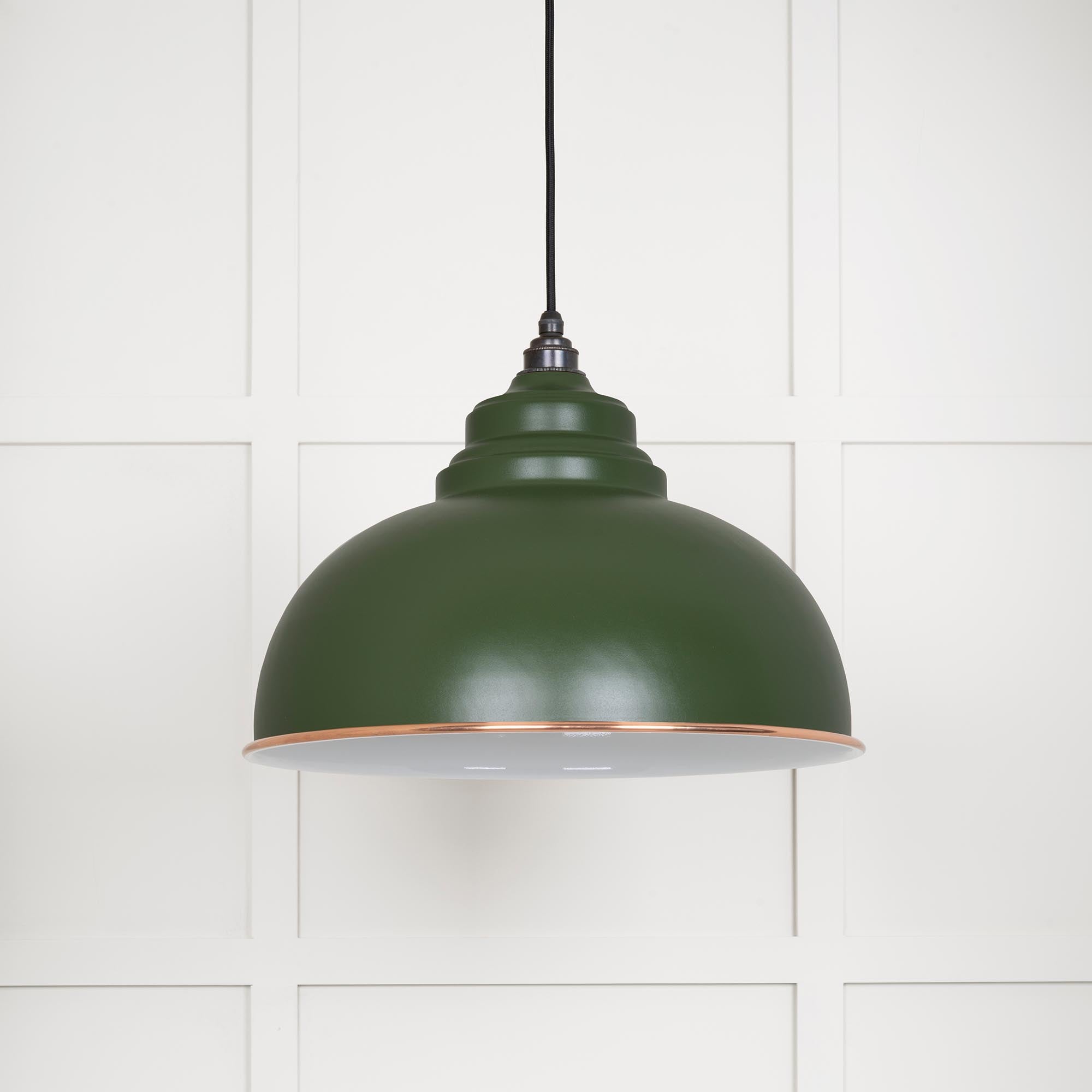 White Gloss Harborne Pendant in Heath | From The Anvil - Harborne - From The Anvil - Yester Home