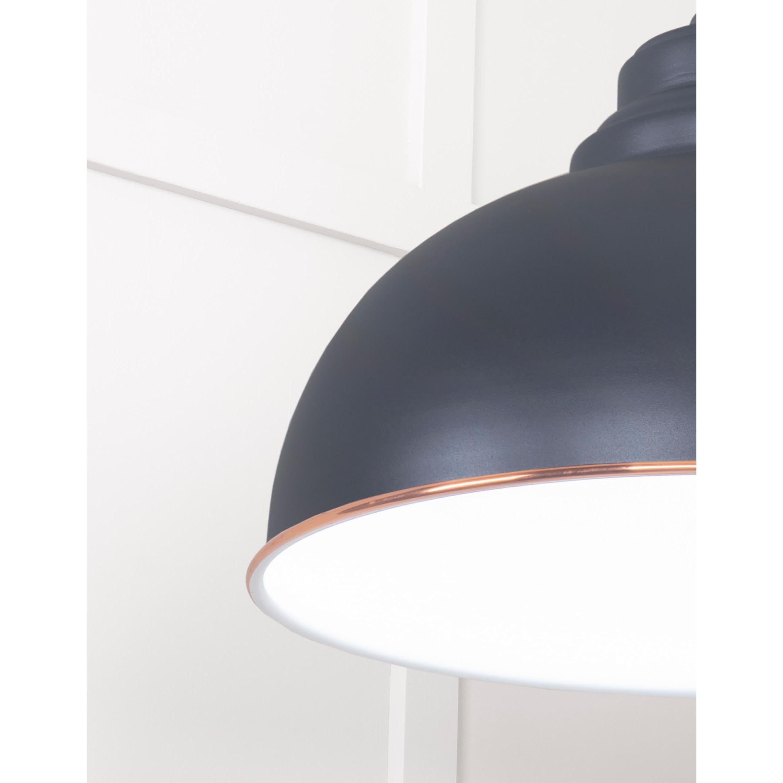 White Gloss Harborne Pendant in Slate | From The Anvil - Harborne - From The Anvil - Yester Home