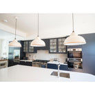 White Gloss Harborne Pendant in Teasel | From The Anvil-Harborne-Yester Home