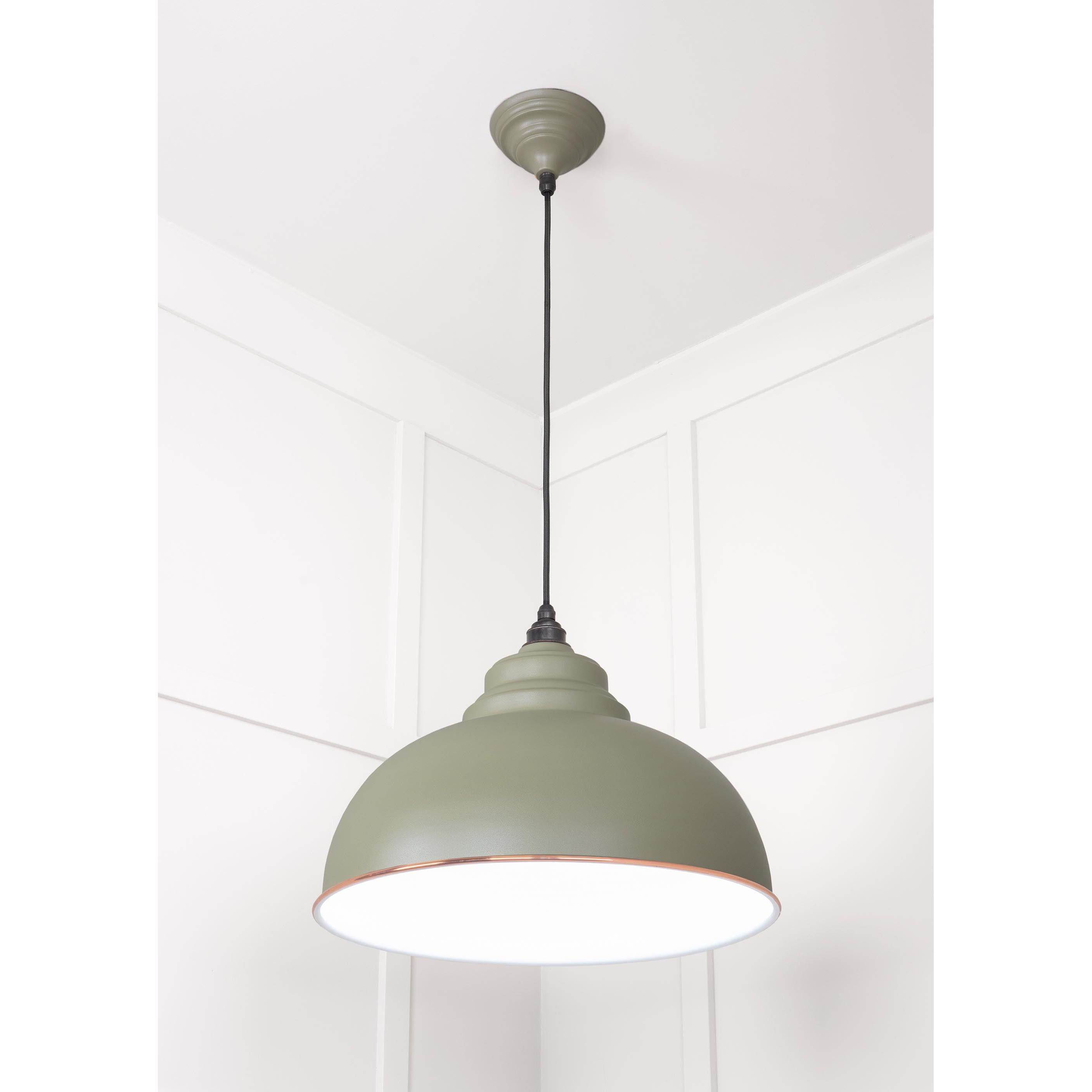 White Gloss Harborne Pendant in Tump | From The Anvil - Harborne - From The Anvil - Yester Home