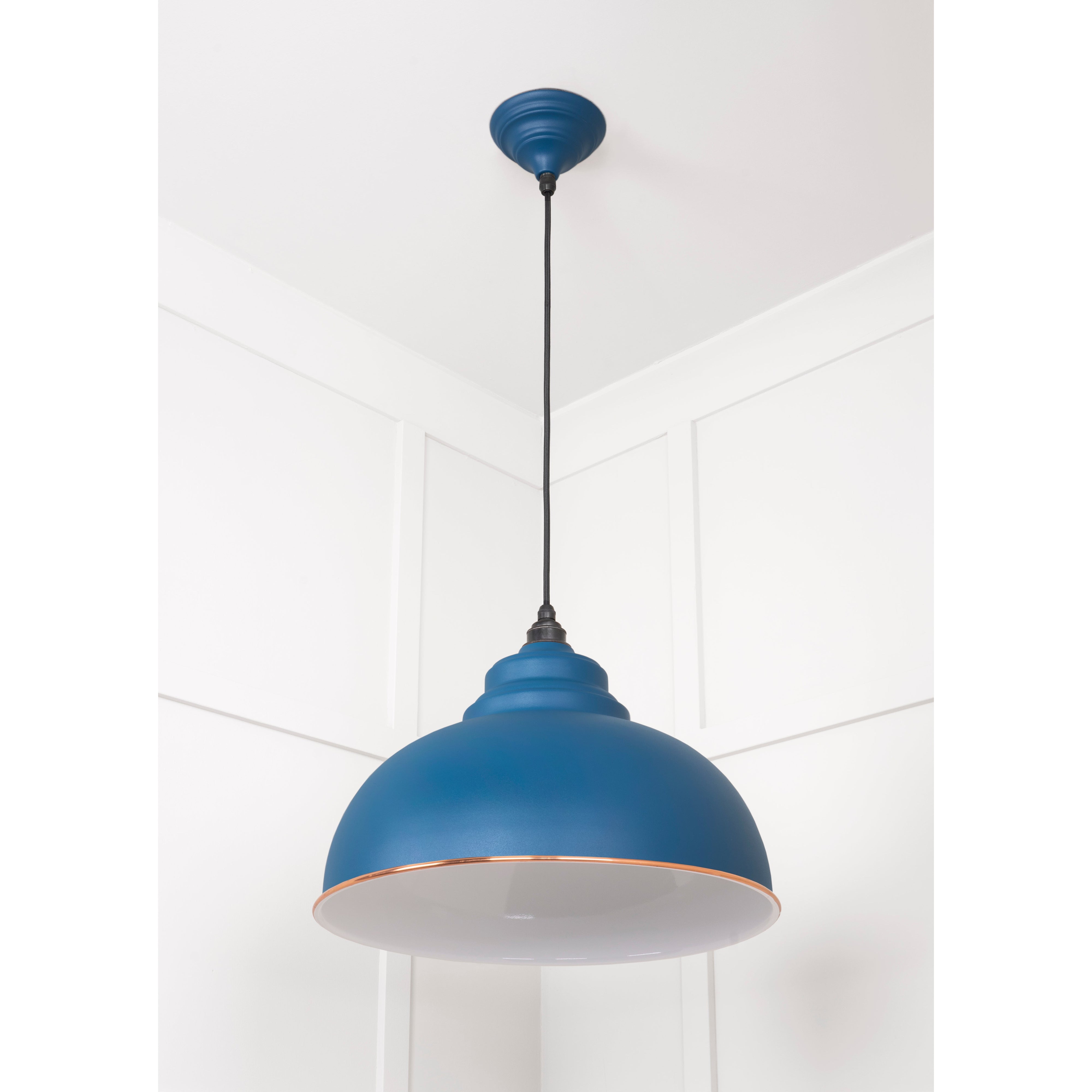 White Gloss Harborne Pendant in Upstream | From The Anvil-Harborne-Yester Home