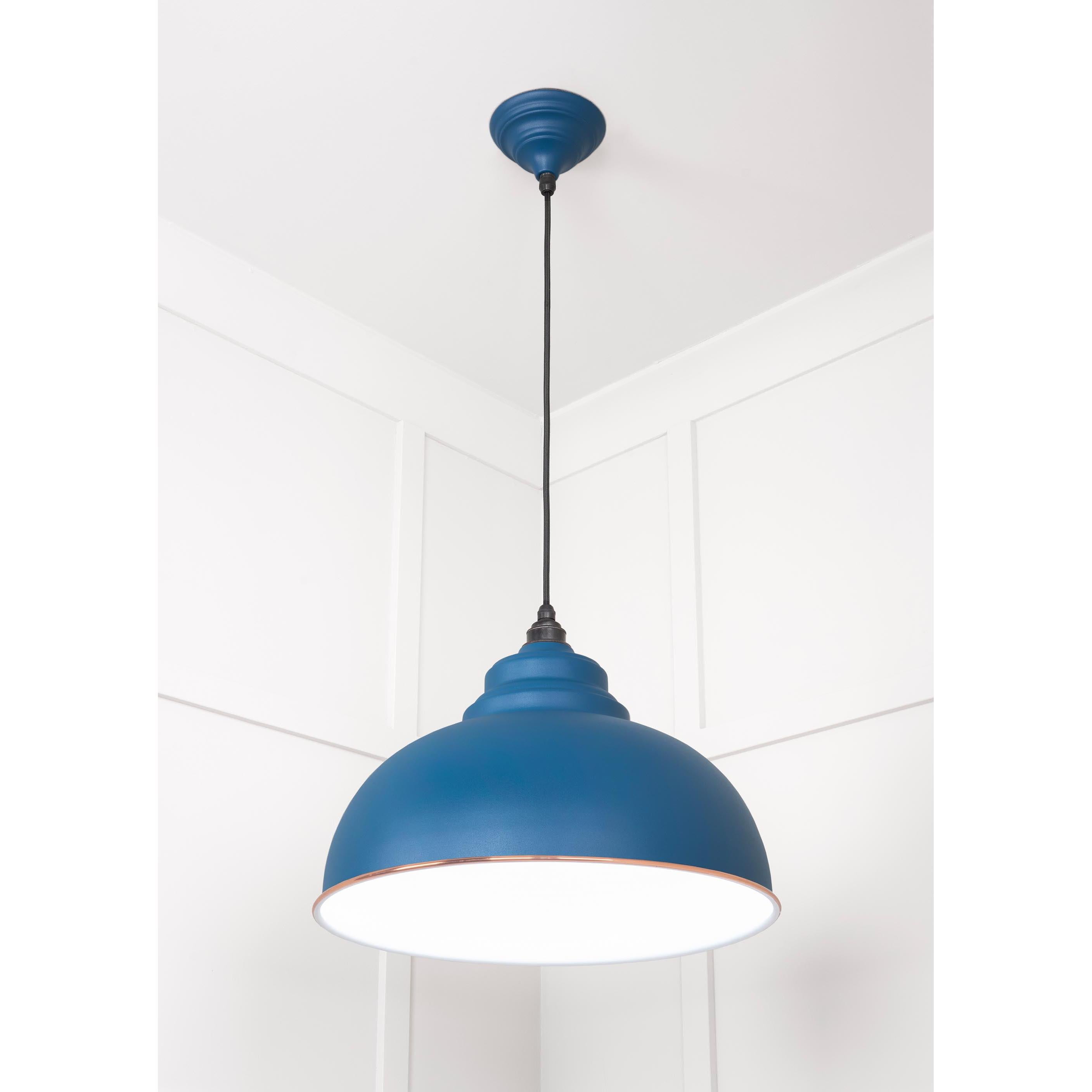 White Gloss Harborne Pendant in Upstream | From The Anvil - Harborne - From The Anvil - Yester Home