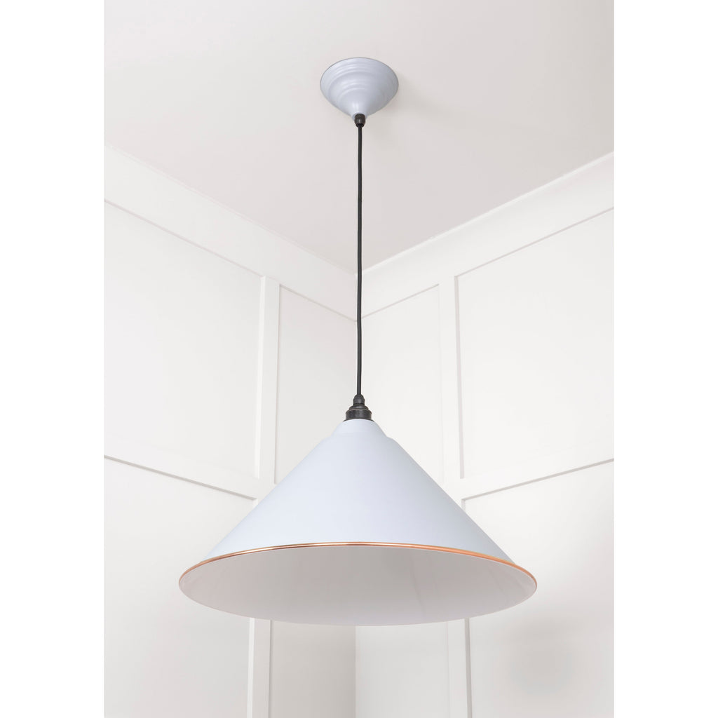 White Gloss Hockley Pendant in Birch | From The Anvil-Hockley-Yester Home