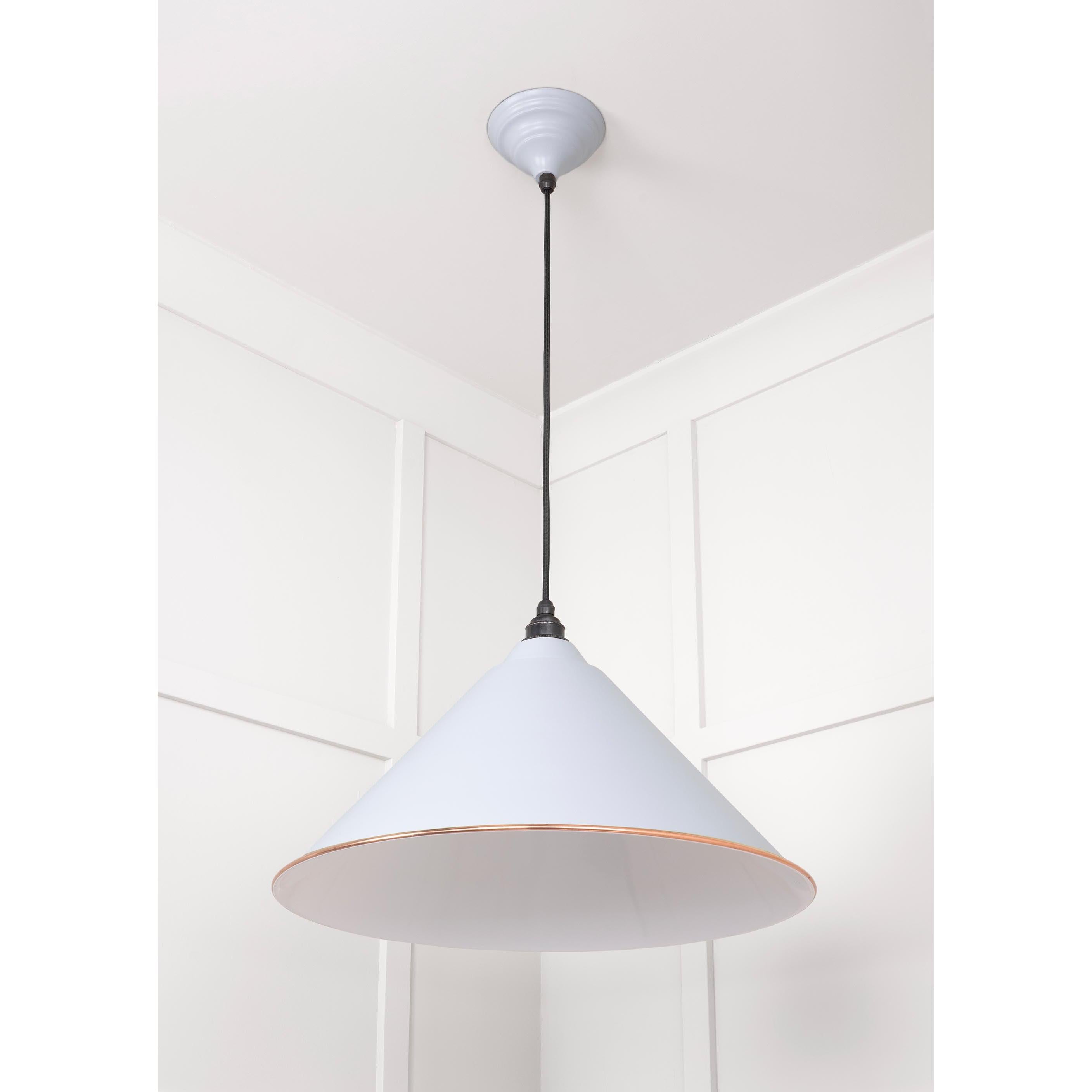 White Gloss Hockley Pendant in Birch | From The Anvil - Hockley - From The Anvil - Yester Home