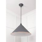 White Gloss Hockley Pendant in Bluff | From The Anvil - Hockley - From The Anvil - Yester Home