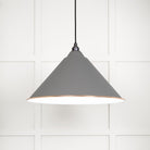 White Gloss Hockley Pendant in Bluff | From The Anvil - Hockley - From The Anvil - Yester Home