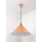 White Gloss Hockley Pendant in Copper | From The Anvil - Hockley - From The Anvil - Yester Home