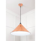 White Gloss Hockley Pendant in Copper | From The Anvil-Hockley-Yester Home