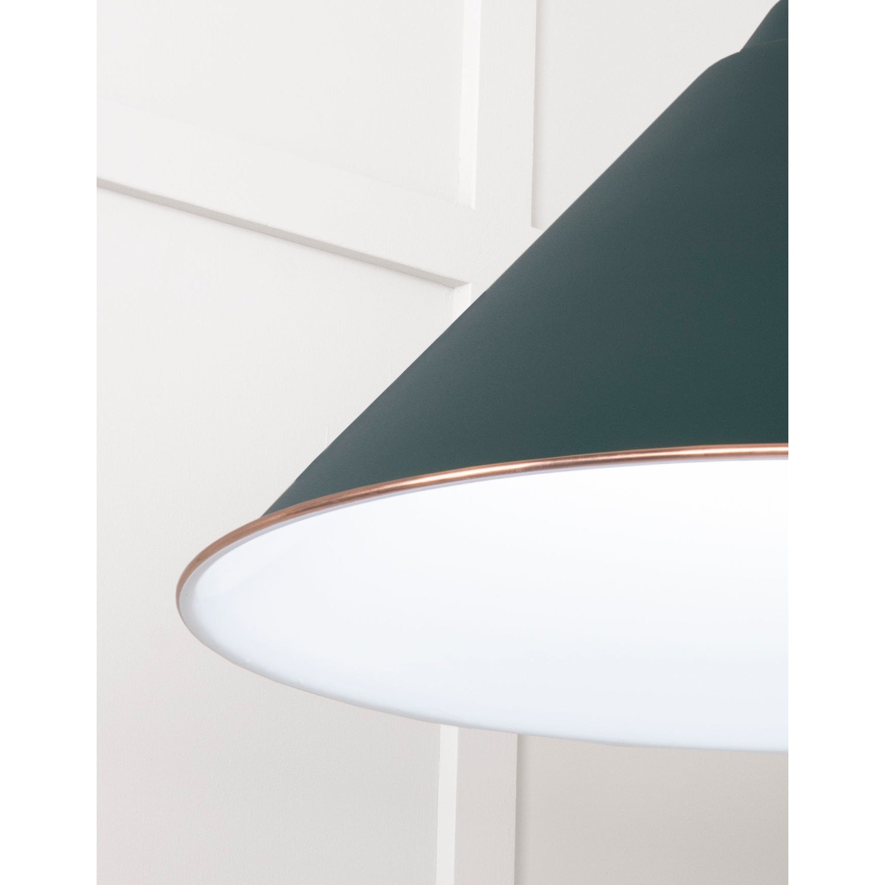 White Gloss Hockley Pendant in Dingle | From The Anvil-Hockley-Yester Home