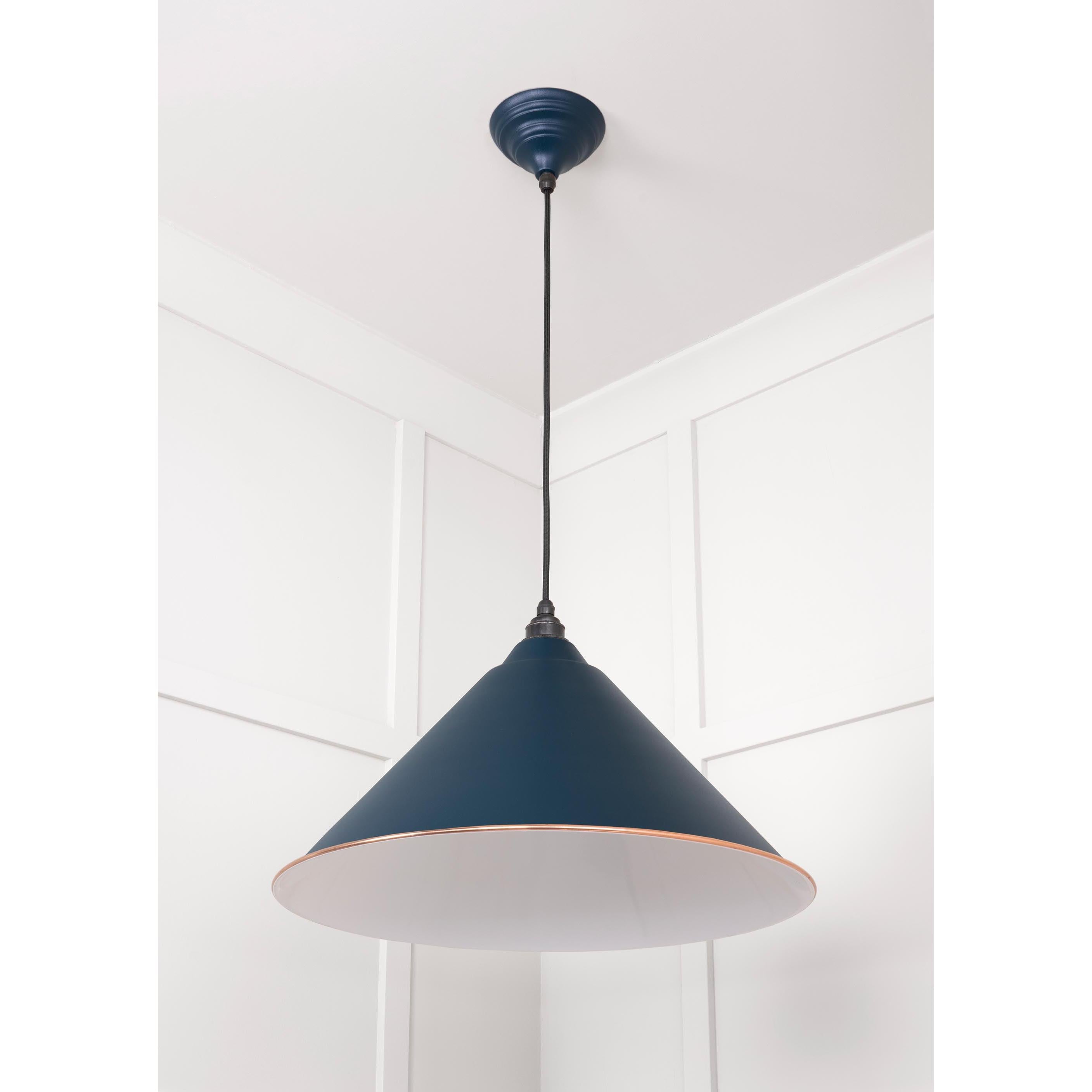 White Gloss Hockley Pendant in Dusk | From The Anvil - Hockley - From The Anvil - Yester Home
