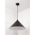 White Gloss Hockley Pendant in Elan Black | From The Anvil-Hockley-Yester Home