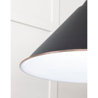 White Gloss Hockley Pendant in Elan Black | From The Anvil-Hockley-Yester Home
