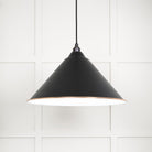 White Gloss Hockley Pendant in Elan Black | From The Anvil - Hockley - From The Anvil - Yester Home