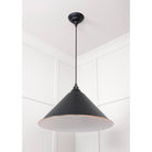 White Gloss Hockley Pendant in Elan Black | From The Anvil - Hockley - From The Anvil - Yester Home