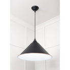 White Gloss Hockley Pendant in Elan Black | From The Anvil-Hockley-Yester Home