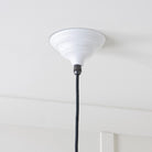 White Gloss Hockley Pendant in Flock | From The Anvil - Hockley - From The Anvil - Yester Home