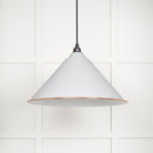 White Gloss Hockley Pendant in Flock | From The Anvil - Hockley - From The Anvil - Yester Home