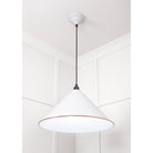 White Gloss Hockley Pendant in Flock | From The Anvil - Hockley - From The Anvil - Yester Home