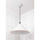 White Gloss Hockley Pendant in Flock | From The Anvil - Hockley - From The Anvil - Yester Home