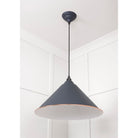 White Gloss Hockley Pendant in Slate | From The Anvil-Hockley-Yester Home