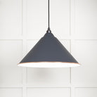 White Gloss Hockley Pendant in Slate | From The Anvil - Hockley - From The Anvil - Yester Home