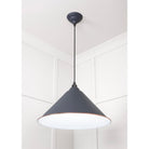 White Gloss Hockley Pendant in Slate | From The Anvil - Hockley - From The Anvil - Yester Home