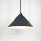 White Gloss Hockley Pendant in Soot | From The Anvil - Hockley - From The Anvil - Yester Home