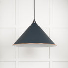 White Gloss Hockley Pendant in Soot | From The Anvil - Hockley - From The Anvil - Yester Home