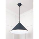 White Gloss Hockley Pendant in Soot | From The Anvil - Hockley - From The Anvil - Yester Home