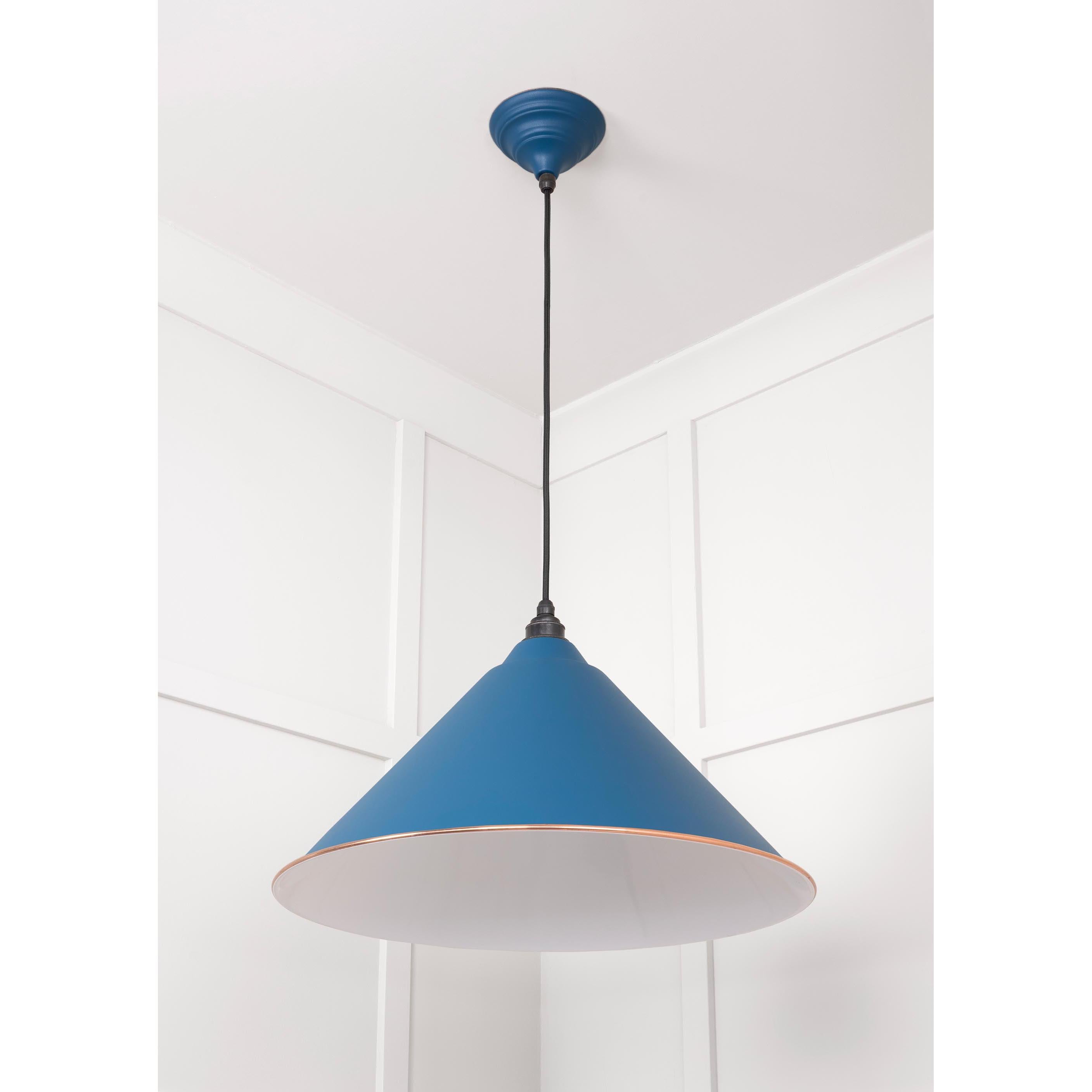 White Gloss Hockley Pendant in Upstream | From The Anvil - Hockley - From The Anvil - Yester Home