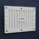 White Kenrick Hit & Miss Air Vent · 9 x 6 Inch ·-Air Vents-Yester Home