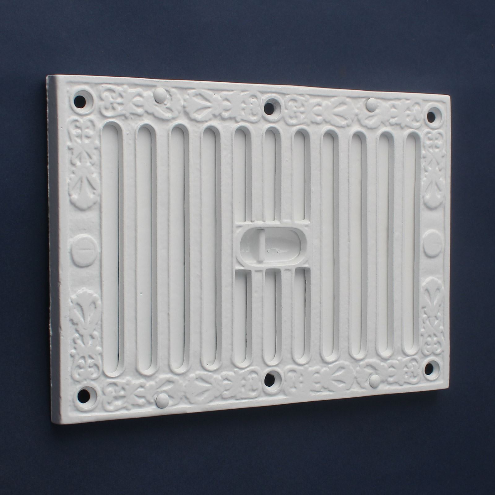 White Kenrick Hit & Miss Air Vent · 9 x 6 Inch ·-Air Vents-Yester Home