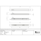 White Trimvent 90 Hi Lift Vent 425mm x 22mm | From The Anvil-Window Ventilation-Yester Home