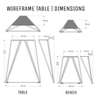 Wire Frame Legs-Table legs-Yester Home