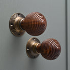 Wooden Beehive Mortice/Rim Door Knob Set - Mortice Knobs - Yester Home - Yester Home