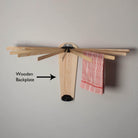 Wooden Wall Mounted Clothes Dryer-Clothes Airer-Yester Home