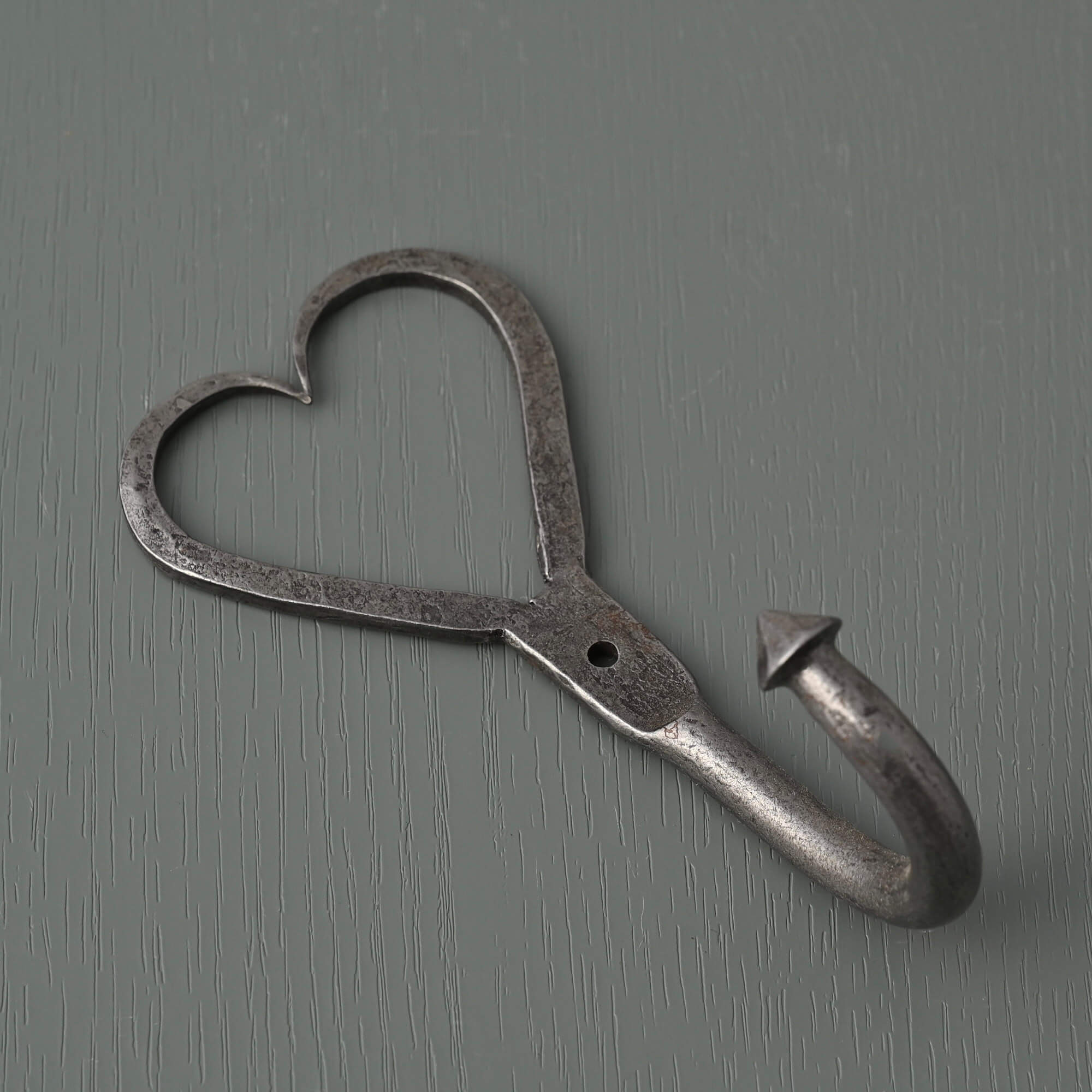 Wrought Iron Love Heart Hook · Iron · - Coat Hooks - Yester Home - Yester Home