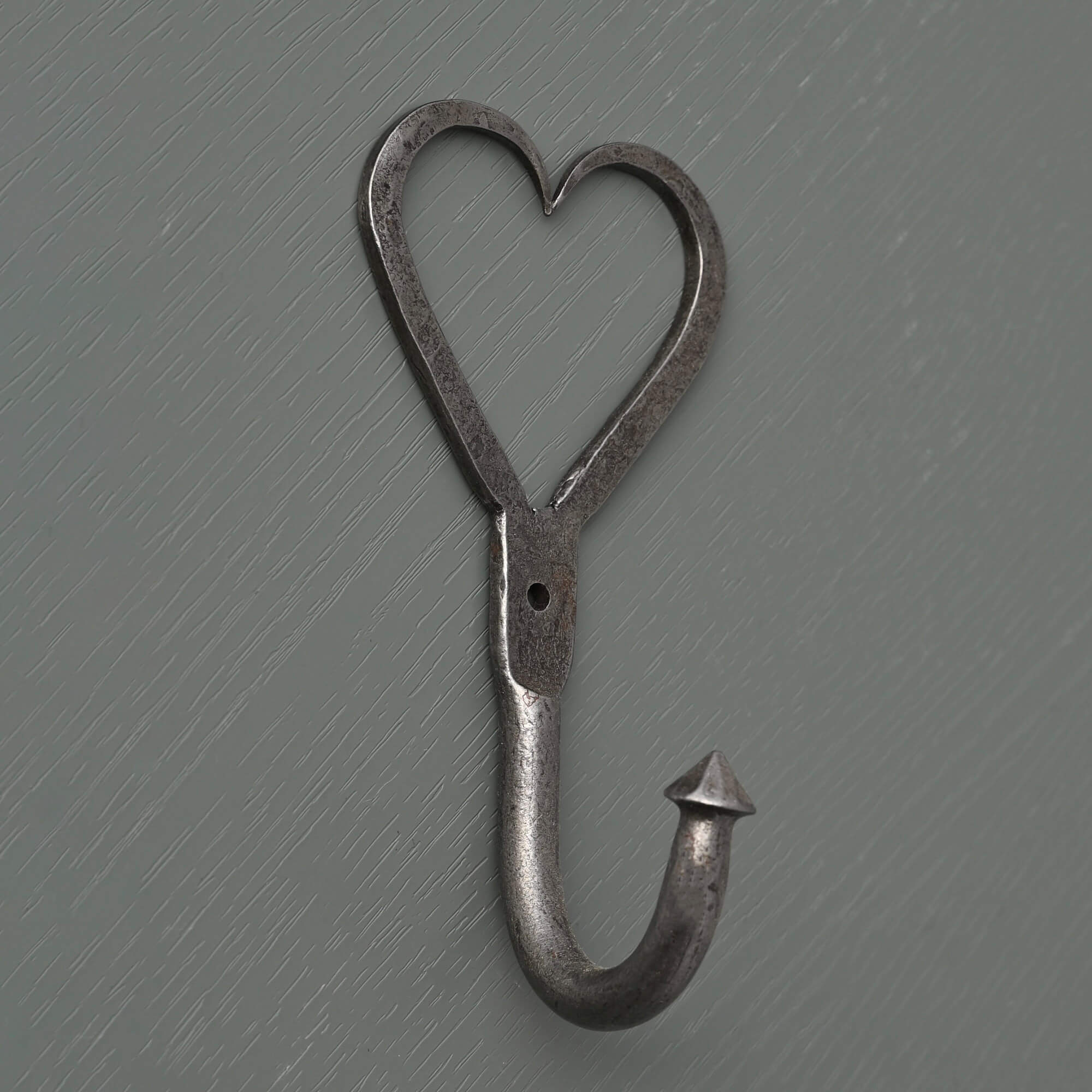 Wrought Iron Love Heart Hook · Iron · - Coat Hooks - Yester Home - Yester Home