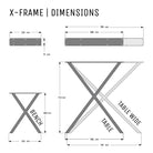 X-Frame Industrial Legs-Industrial Legs-Yester Home