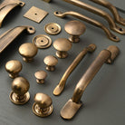 Light Aged Brass Cupboard Handles - Cabinet Knobs - Yester Home - Yester Home
